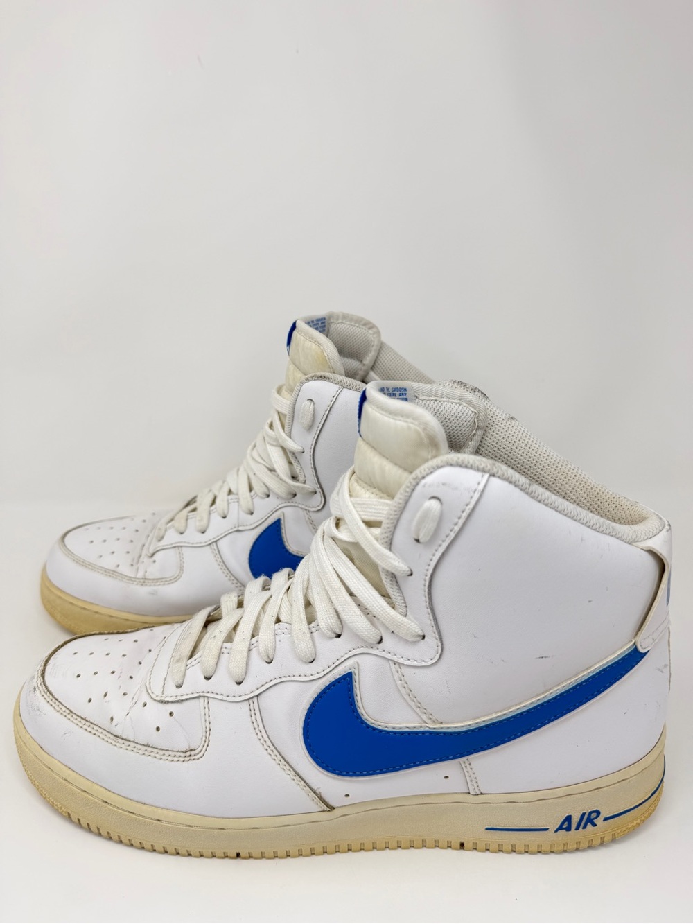 Nike Air Force 1 High ‘07 White Game Royal Blue Men’s Size 13 315121-141